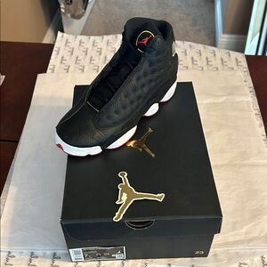 NIB! Jordan Retro 13 Sneakers Black and Red
